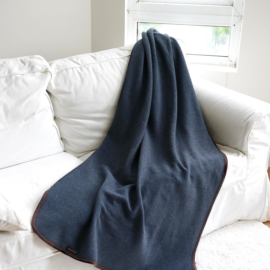 ACUSHLA Tragbare Kuscheldecke MerinoWolle Wolldecke warm Decke TV Decke Kuscheldecke (Wolle) – Gebur