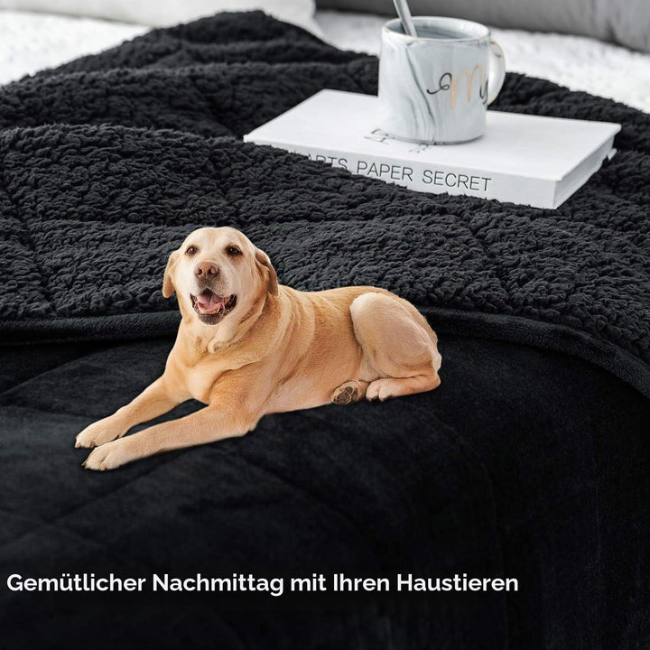 Sivio Gewicht Decke für Erwachsene, 7kg Sherpa Heavy Throw mit Fleece Reversible, Queen Size, Gewich