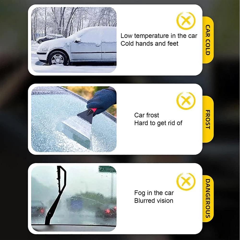 Auto Auftauheizung, Riloer Auto warm 180W Stecker 12V Mini Tragbar 2 in 1 Funktion Zigarettenanzünde