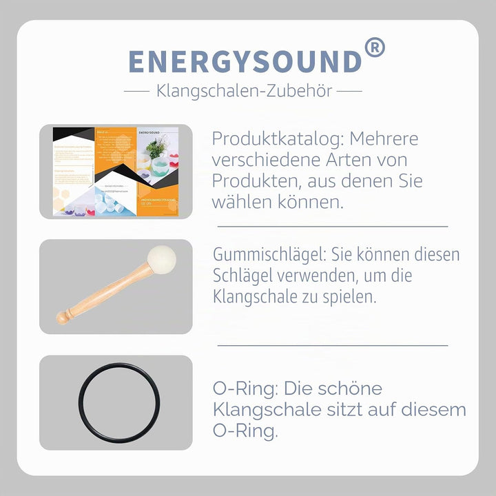 ENERGYSOUND 432 Hz Ein Drittes Auge Chakra Frosted Quarz Kristall Singschale 8 Zoll (20 cm) 432Hz A