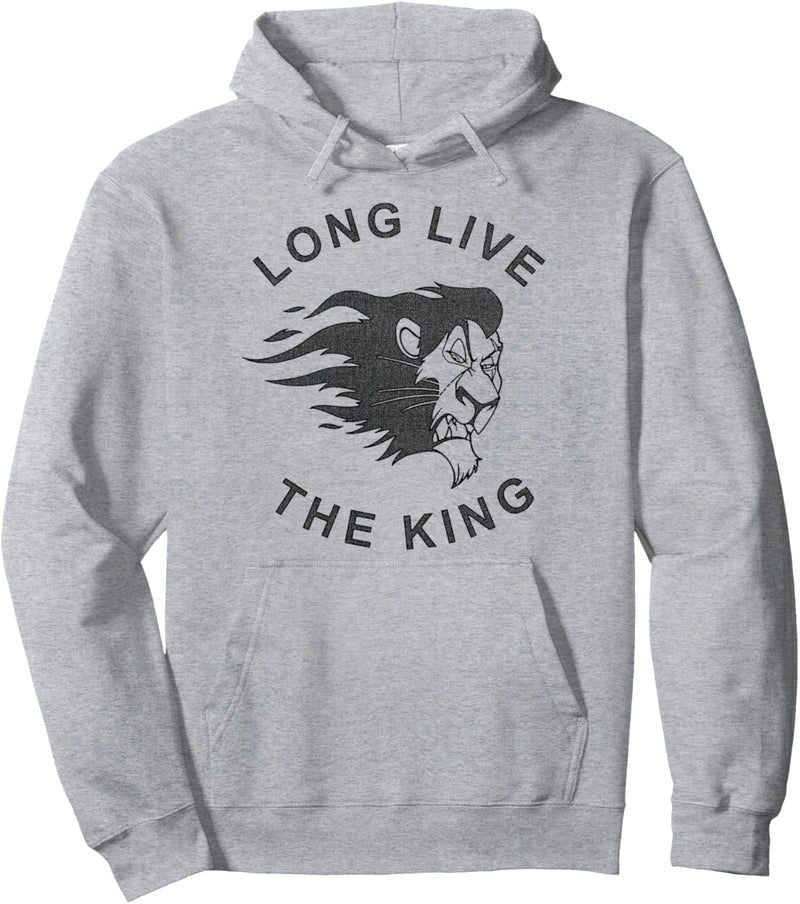 Disney The Lion King Scar Long Live The King Stamp Pullover Hoodie