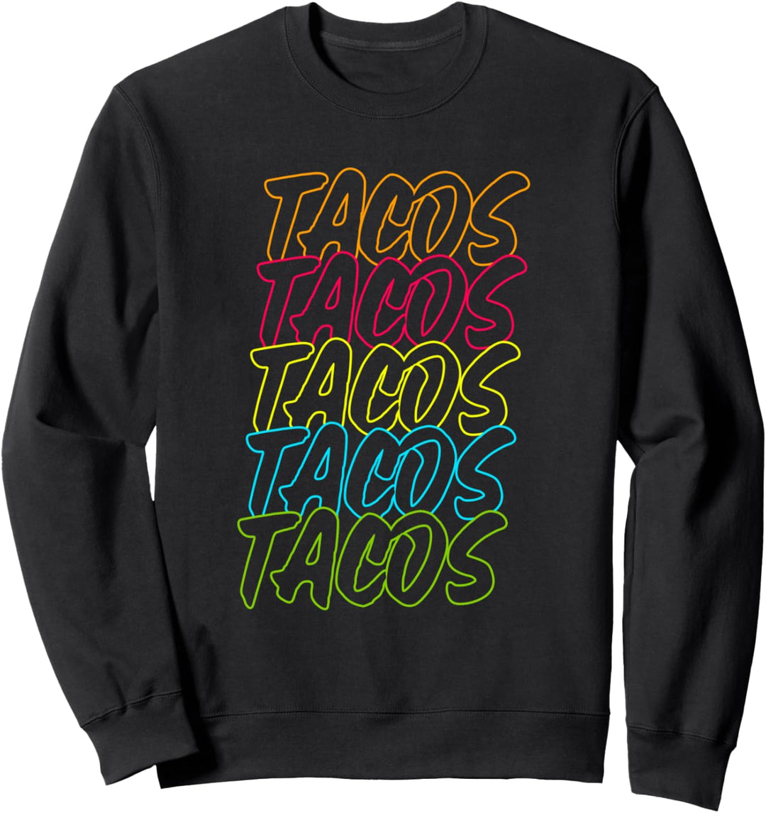 Retro Tacos shirt Vintage Taco Tuesday T-shirt Sweatshirt