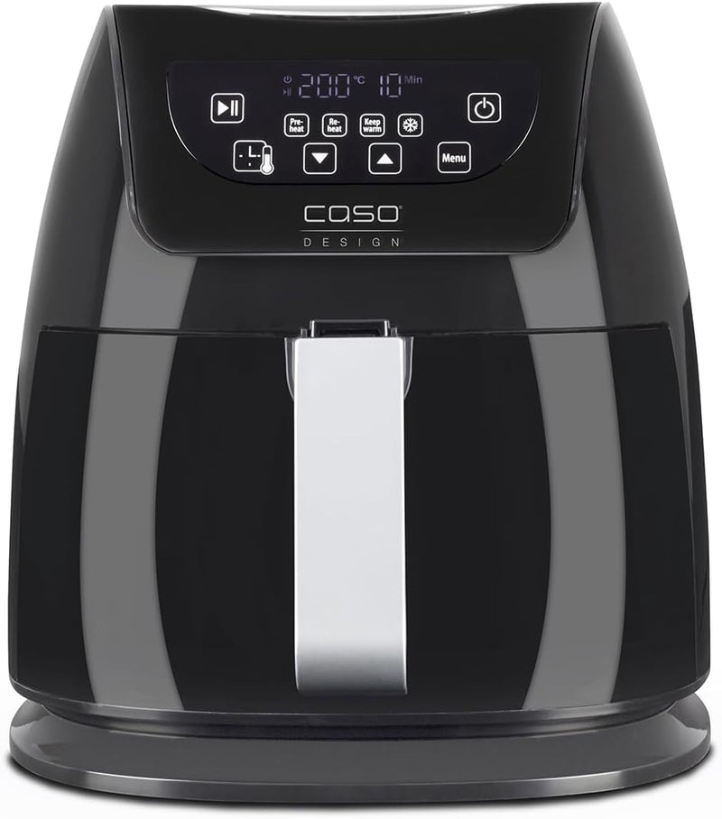 CASO | AF 255 Heissluftfritteuse 3 L, inkl. Grill-Rost | 1 kg, 60-200°C, Leistungsstark 1400 W, ohne
