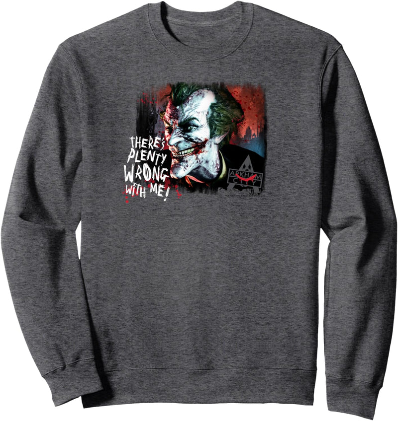 Batman: Arkham City The Joker Plenty Wrong Sweatshirt