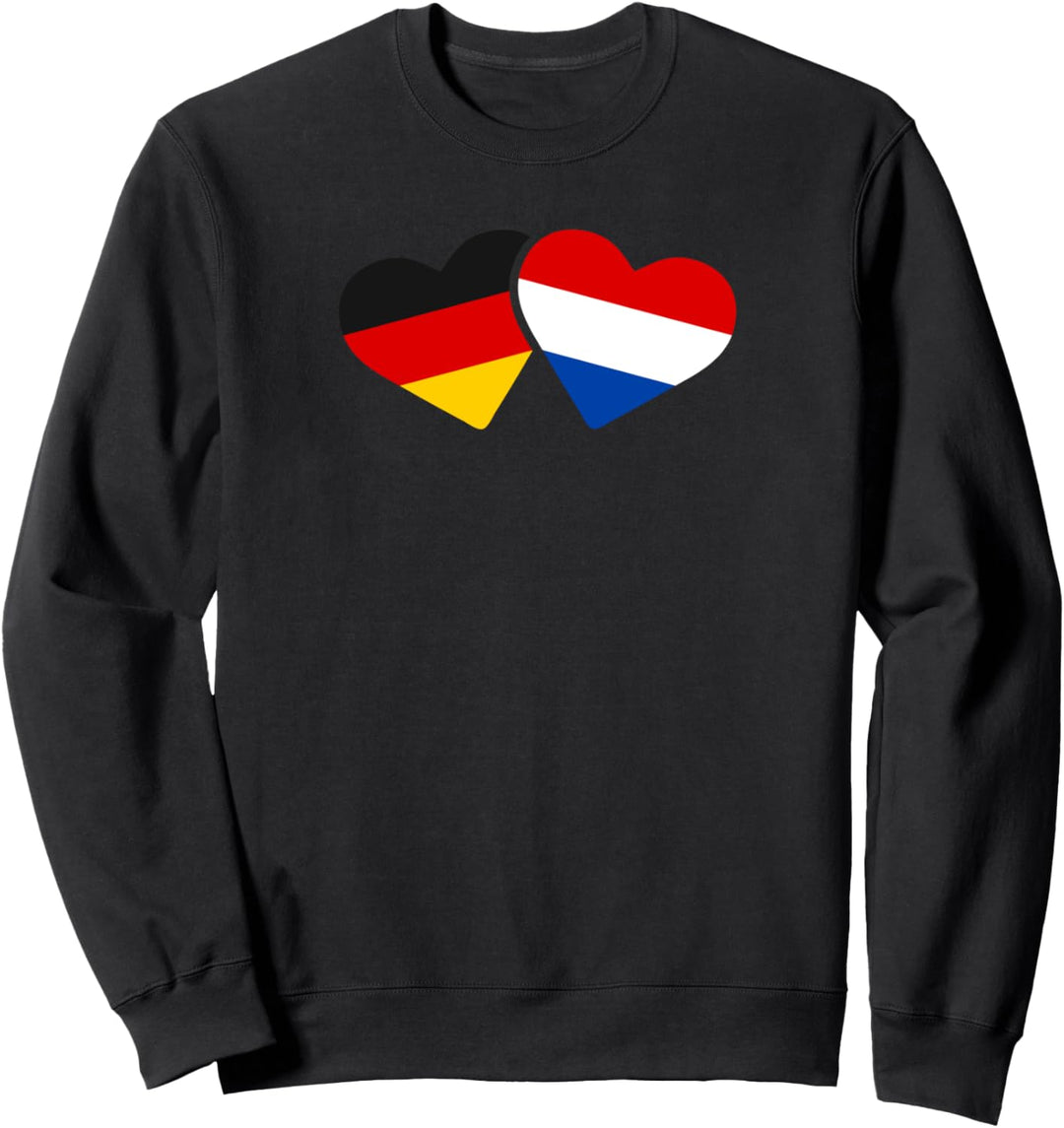 Deutschland Niederlande Liebe Herz Freunde Love Geschenk Sweatshirt