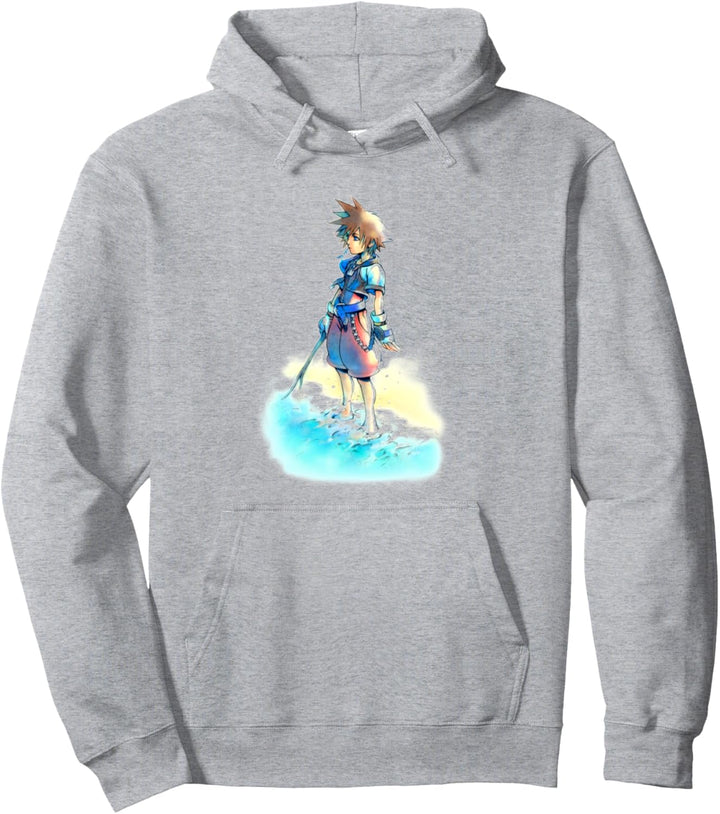 Disney Kingdom Hearts Sora Beach Sketch Pullover Hoodie
