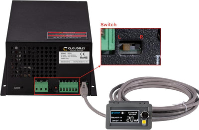 Cloudray CO2 Laser Power Supply CO2 Laser Netzteil CO2 laser 100w für CO2 Laserröhre CO2-Laserröhre