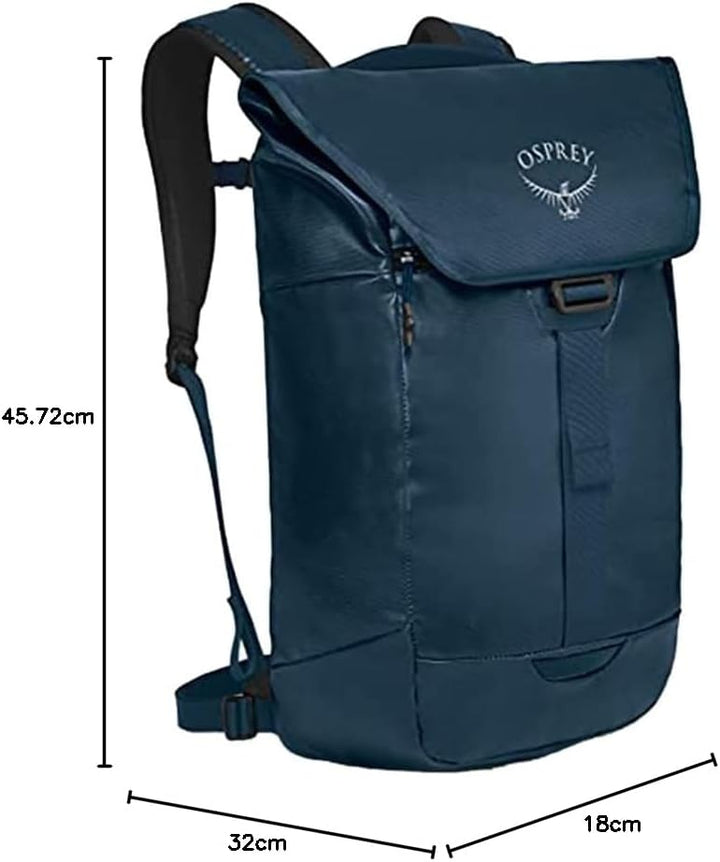 Osprey Unisex – Erwachsene Transporter Flap Lifestyle Pack Einheitsgrösse Venturi Blue, Einheitsgrös