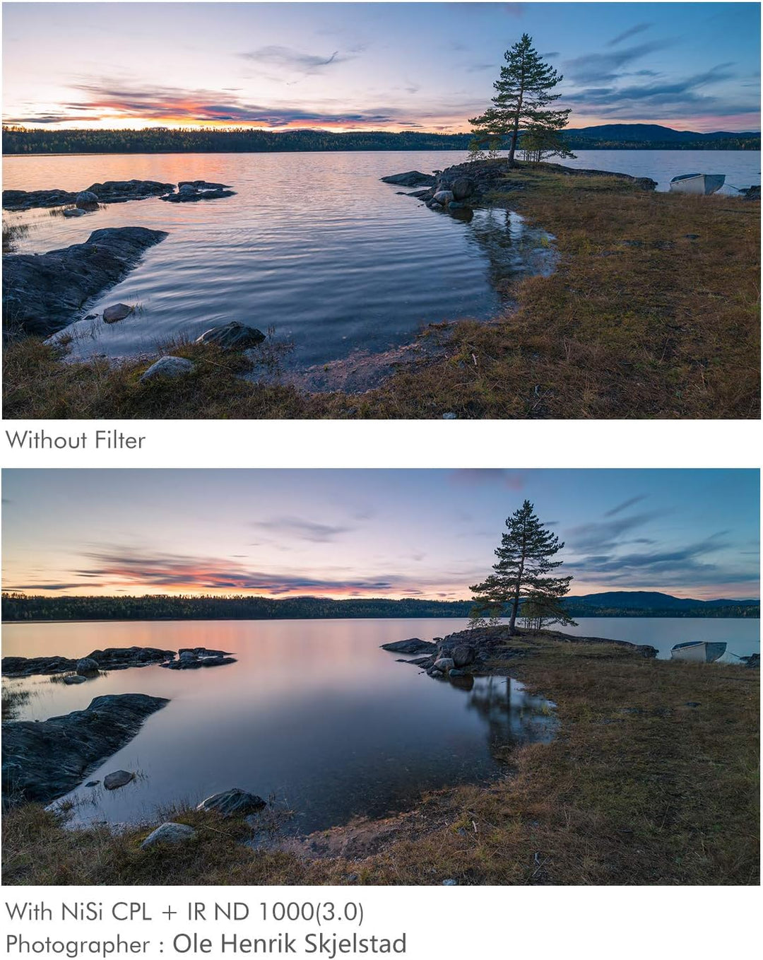 NiSi Neutral-Graufilter 75x80mm IR ND1000 3.0 (10-Blenden) ND Filter ND 1000, ND Filter ND 1000