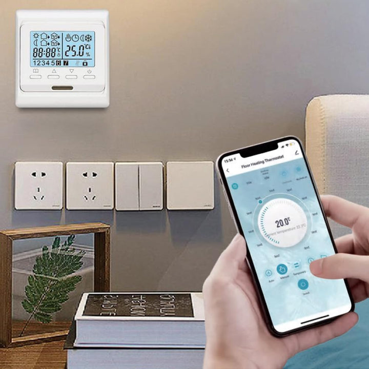 16A Fussbodenheizungsthermostat Digitale manuelle raumprogrammierbare Thermostate Elektrischer Fussb