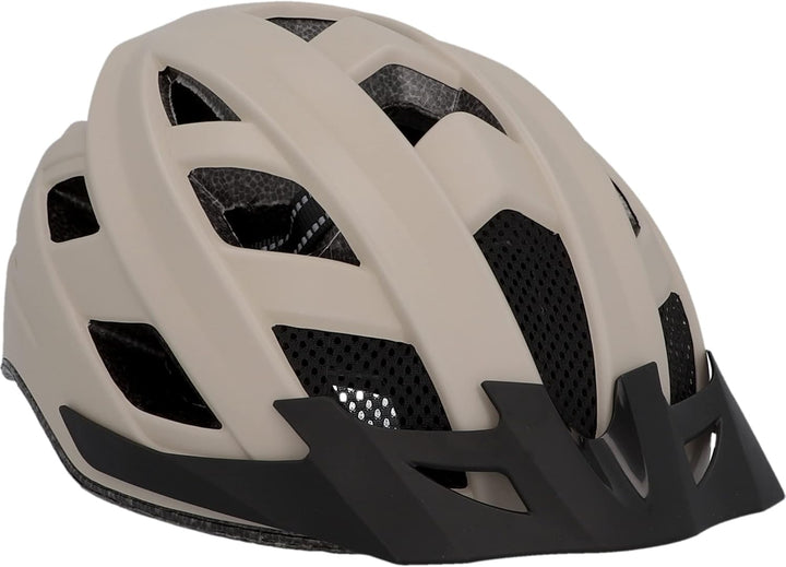 FISCHER Fahrradhelm, Radhelm, Cityhelm Urban Plus, mit integriertem LED-Rücklicht für Damen und Herr