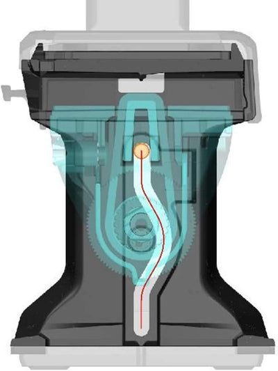 Trodat Professional 5117 Selbstfärbender Stempel mit Datum und 12 einstellbaren deutschen Texten, Dr