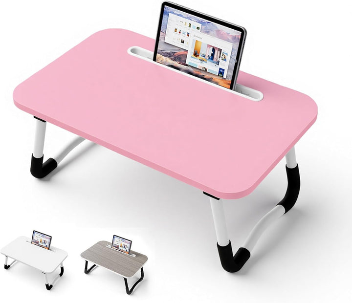 Small Laptop Bett Tisch - Laptoptisch 48 x 30 cm als Frühstückstablett, zum Essen, Lesen, Schreiben,