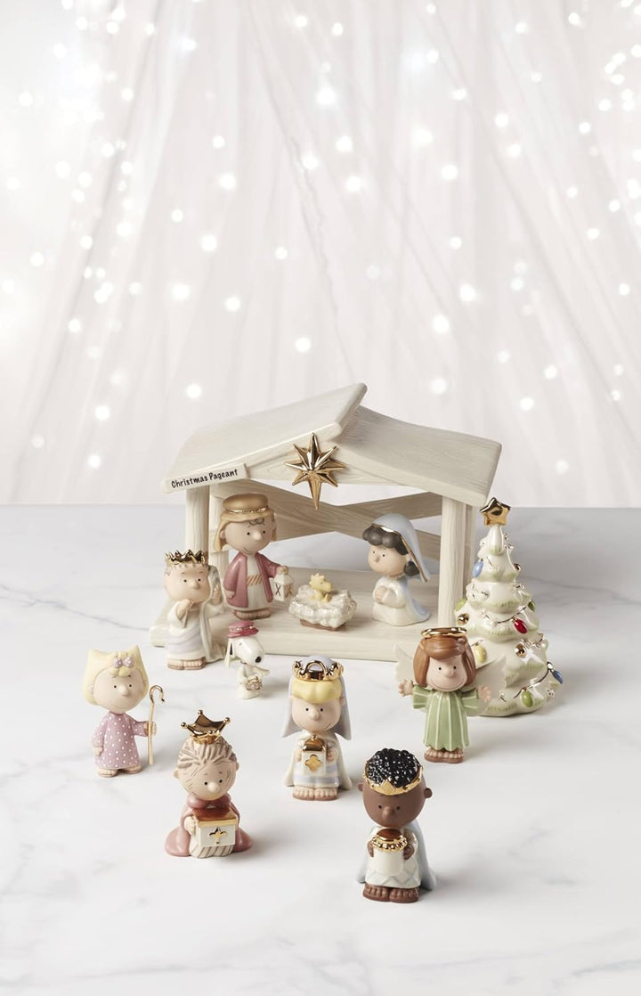 Lenox Peanuts Weihnachtsfiguren, 7-teilig, Mehrfarbig 7-tlg, 7-tlg