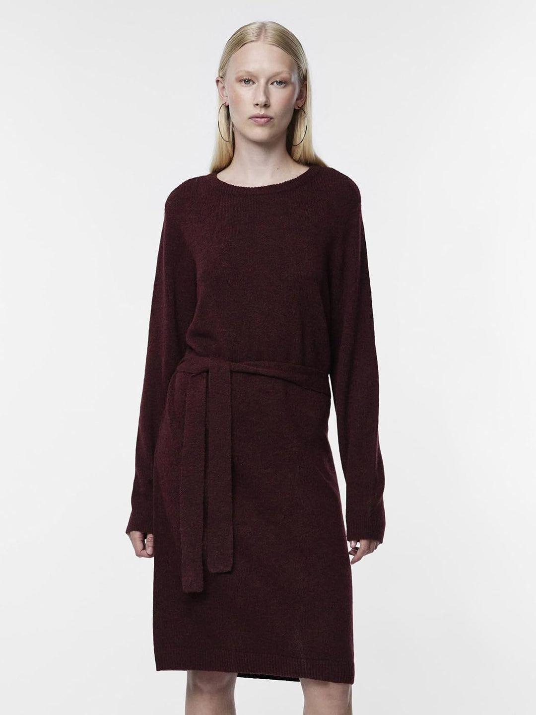PIECES Female Strickkleid PCJULIANA XS Tawny Port, XS Tawny Port