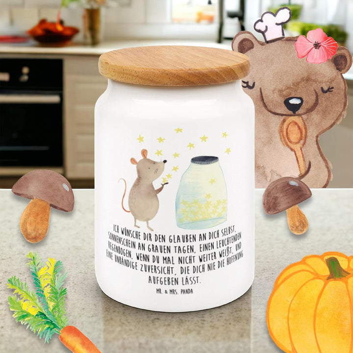 Mr. &amp; Mrs. Panda bonbondose Maus Sterne - Geschenk, Geburtstag, Taufe, Lebensmittelbehälter, Träume,