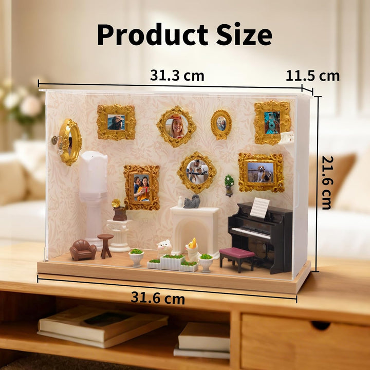 Lermende DIY Mini Museum Bilderrahmen: Mini Museum Silhouette Box
