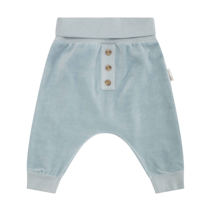 Steiff Unisex Baby Basic Jogginghose mit Beinbündchen Lässige Hose 56 Celestial Blue, 56 Celestial B