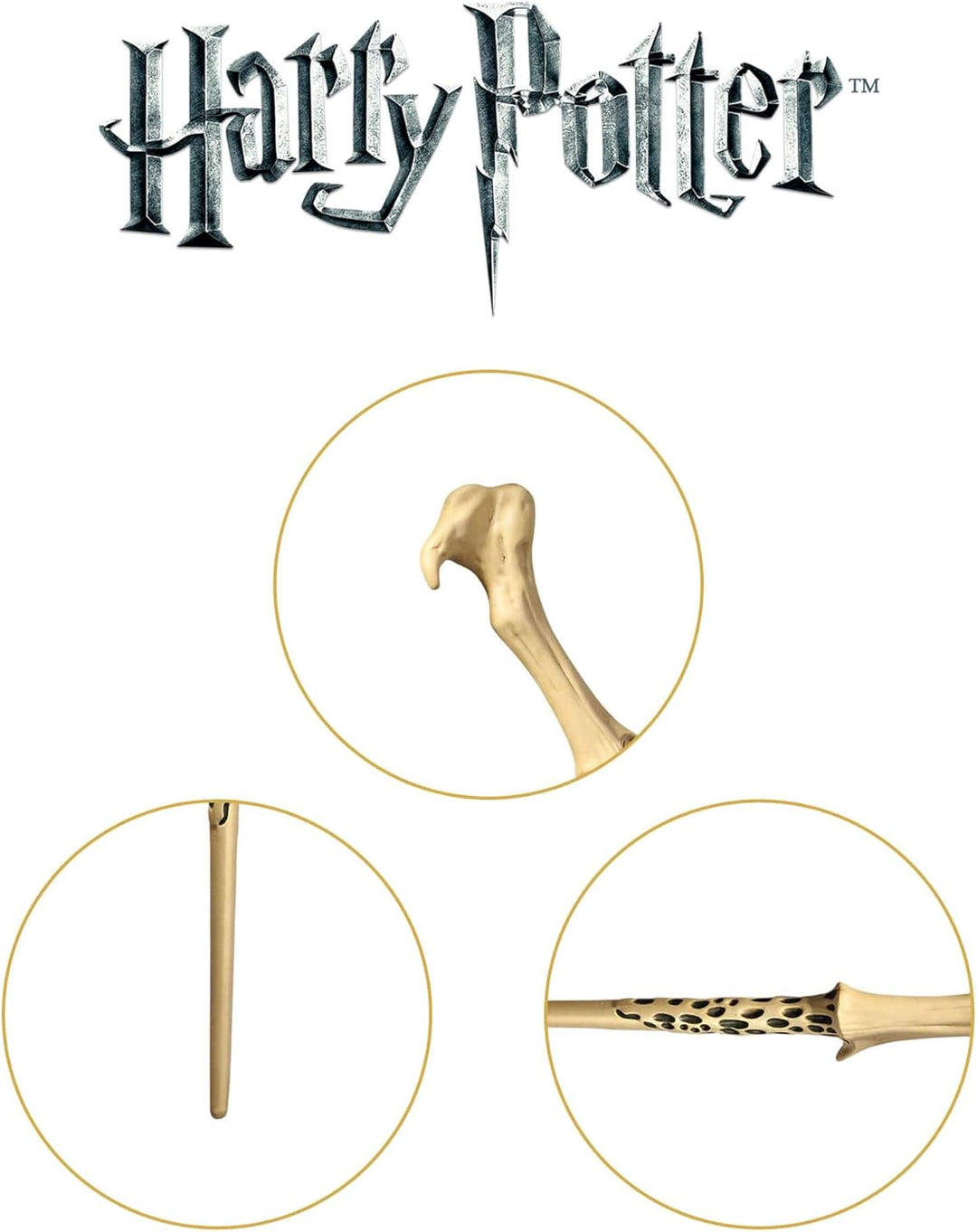 The Noble Collection NN6317 Zauberstab inspiriert von dem Film Harry Potter, Mehrfarbig
