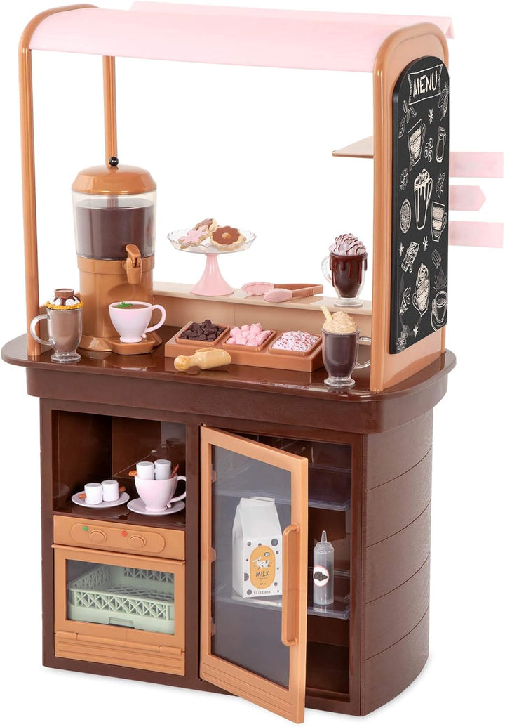 Our Generation - Verkaufsstand Schokoladenträume - Zubehör für 46cm Puppen, Heisse Schokolade/Kakao