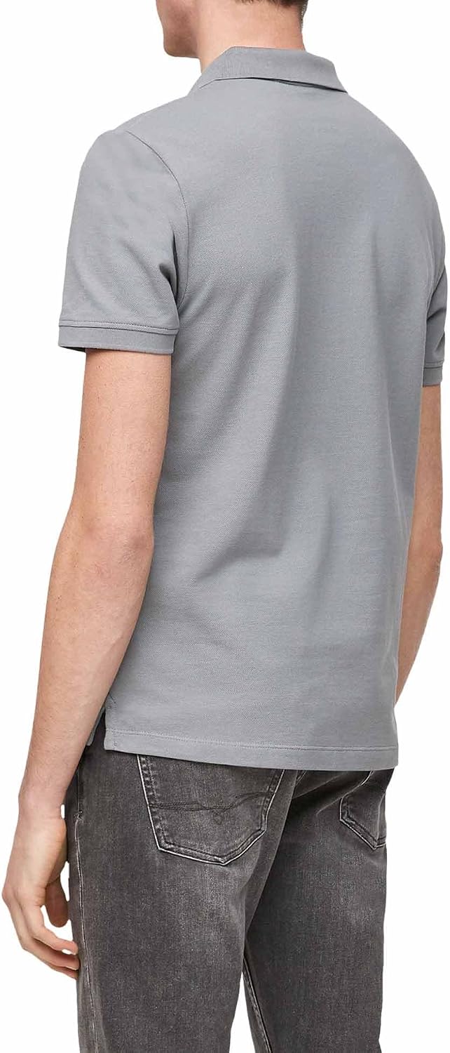 s.Oliver Poloshirt aus Reiner Baumwolle S Grau 9581, S Grau 9581