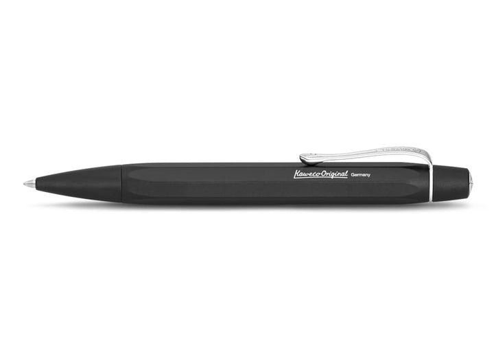 Kaweco ORIGINAL Kugelschreiber Black Chrome I Exklusiver Kugelschreiber mit angenehmer Mine inklusiv
