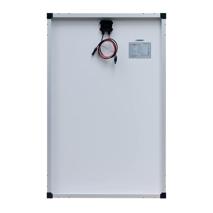 enjoy solar® 180W 12V Monokristallines Solarmodul, 182mm Solarzellen 10 Busbars Solarpanel ideal für
