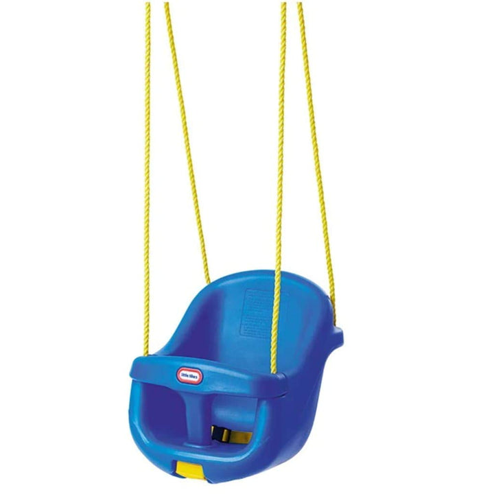 Little Tikes Kleinkindschaukel mit hoher Rückenlehne - Mit verstellbarem Sicherheitsgurt und verrieg