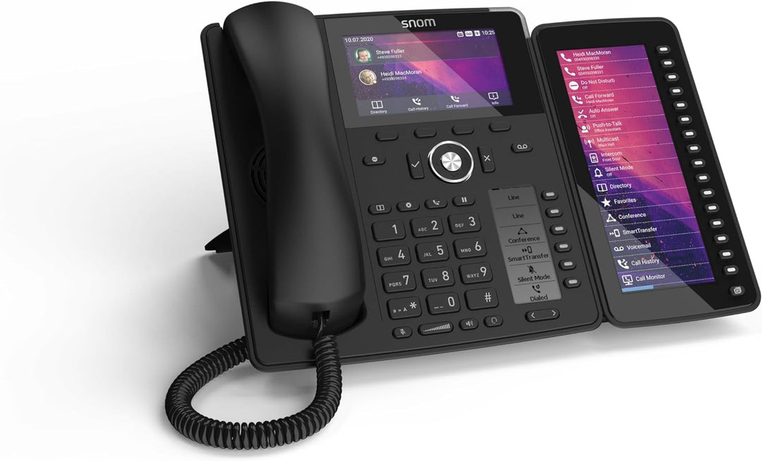 Snom D7C Farb-USB-Erweiterungsmodul für D7xx-Telefone (hochauflösendes Farbdisplay mit Hintergrundbe