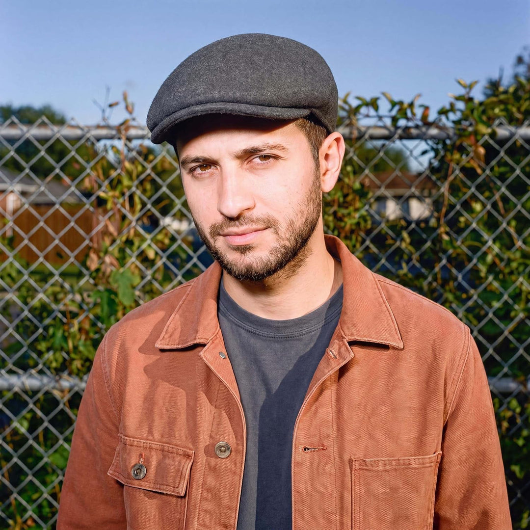 Kangol Herren Schirmmütze Wool 504 S Anthrazit, S Anthrazit
