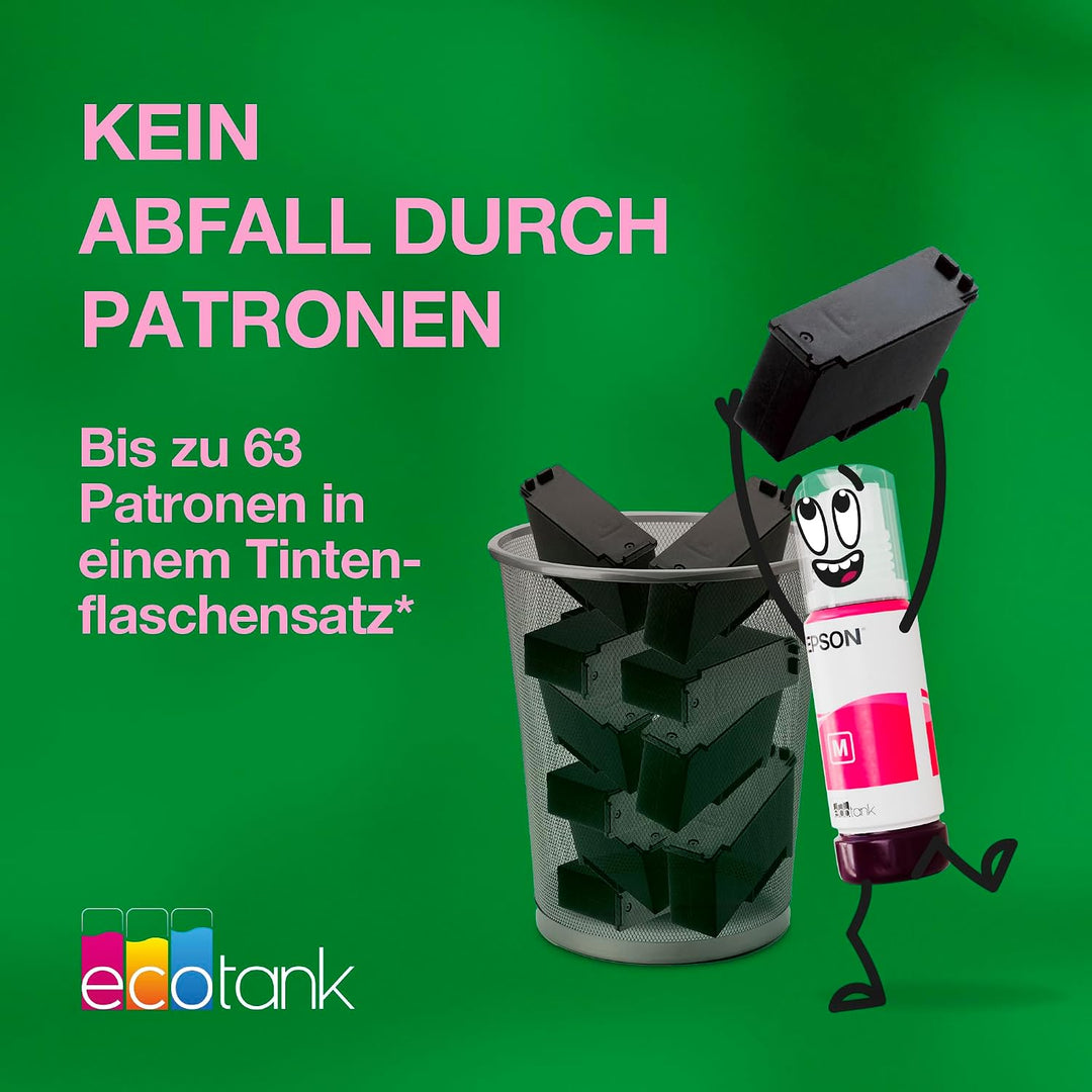 Epson EcoTank ET-2955 Tintentankdrucker | für vielbeschäftigte Haushalte | WLAN | A4 | Drucken, Kopi