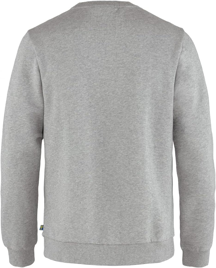 Fjällräven Herren Logo Sweater XL Grey-melange, XL Grey-melange