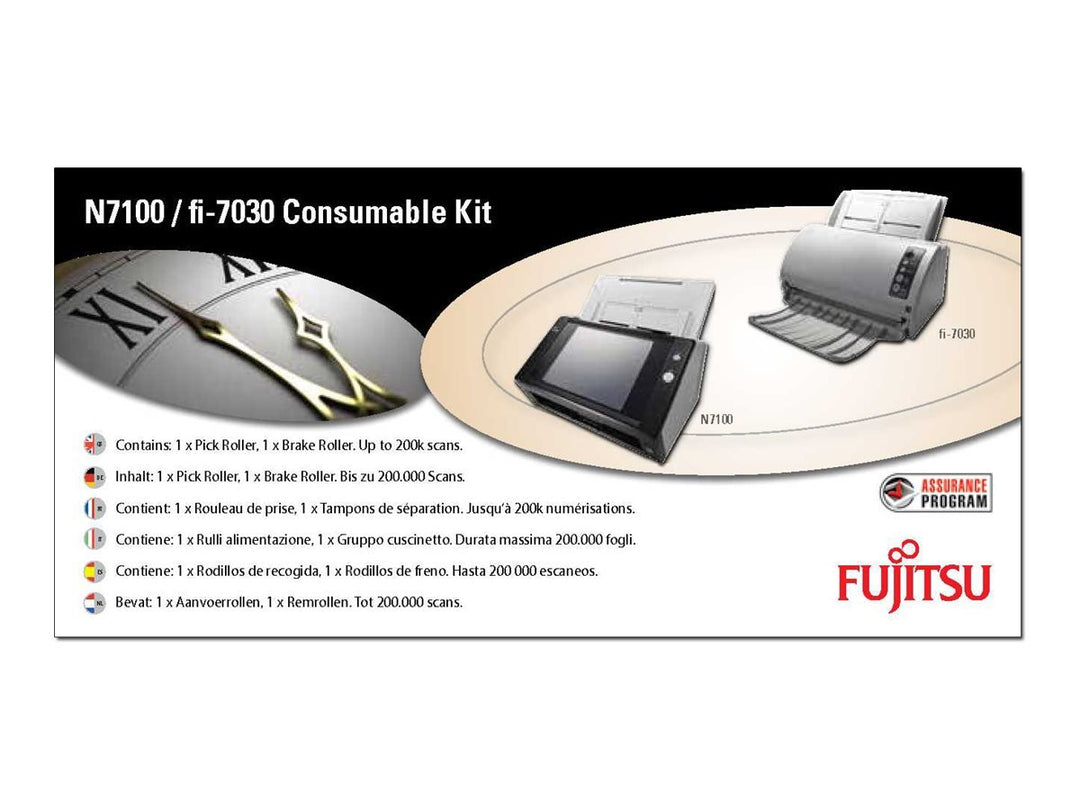 FUJITSU Consumable Ki für N7100 fi-7030 enthält 1xBreak Roller und 1xPick Roller max. Lebensdauer vo