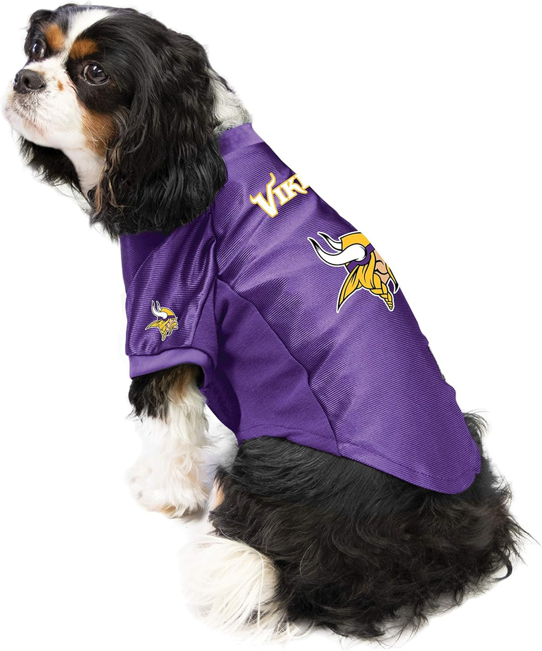 Littlearth NFL Minnesota Vikings Stretch-Haustier-Trikot, Teamfarbe, Grösse XL XL Teamfarbe, XL Team