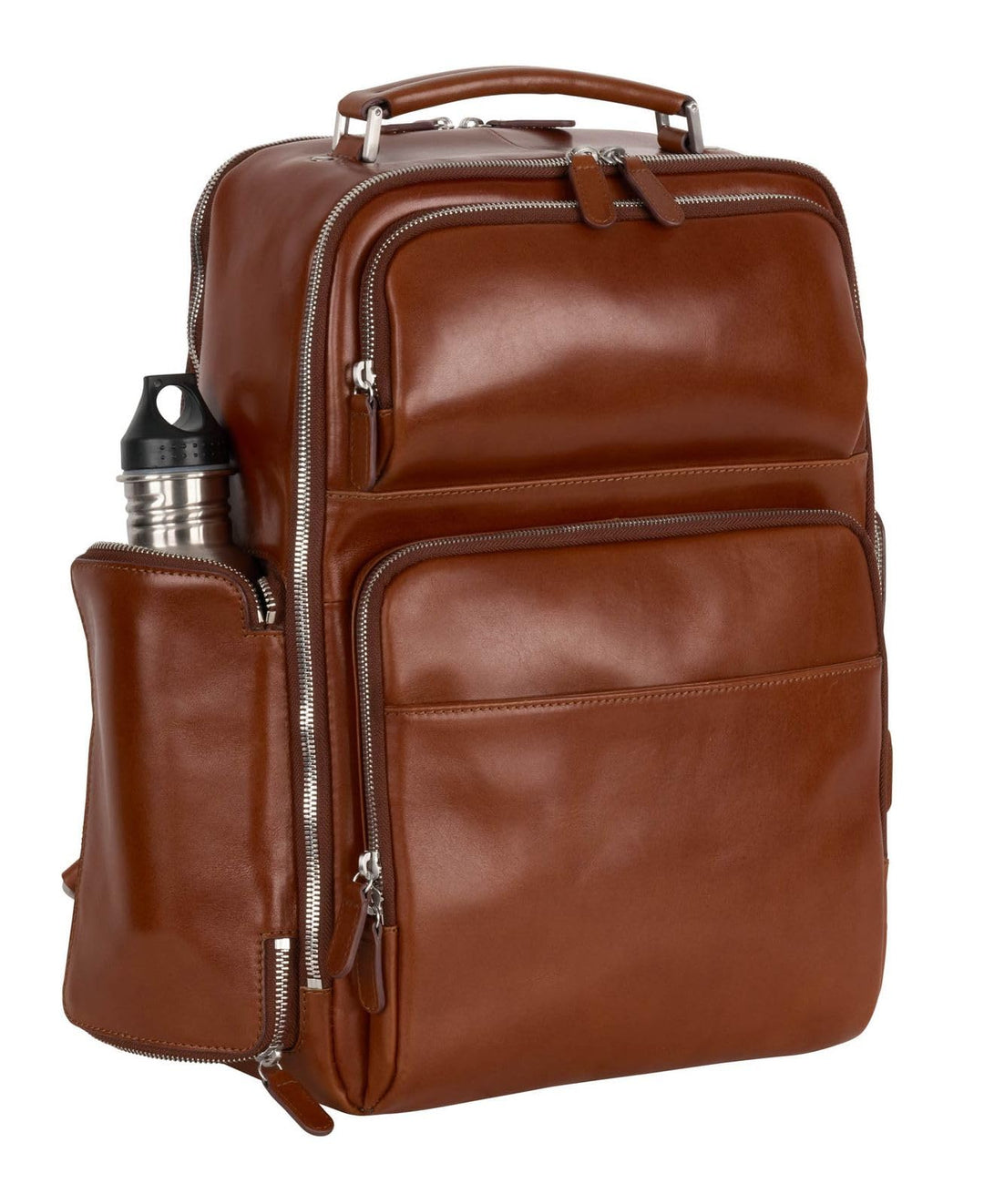 Leonhard Heyden Cambridge - Rucksack 15.6" 42 cm cognac