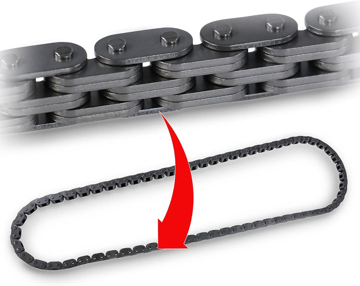 febi bilstein 102197 Steuerkettensatz für Nockenwelle, mit Gleitschienen und Kettenspanner , 1 Stück