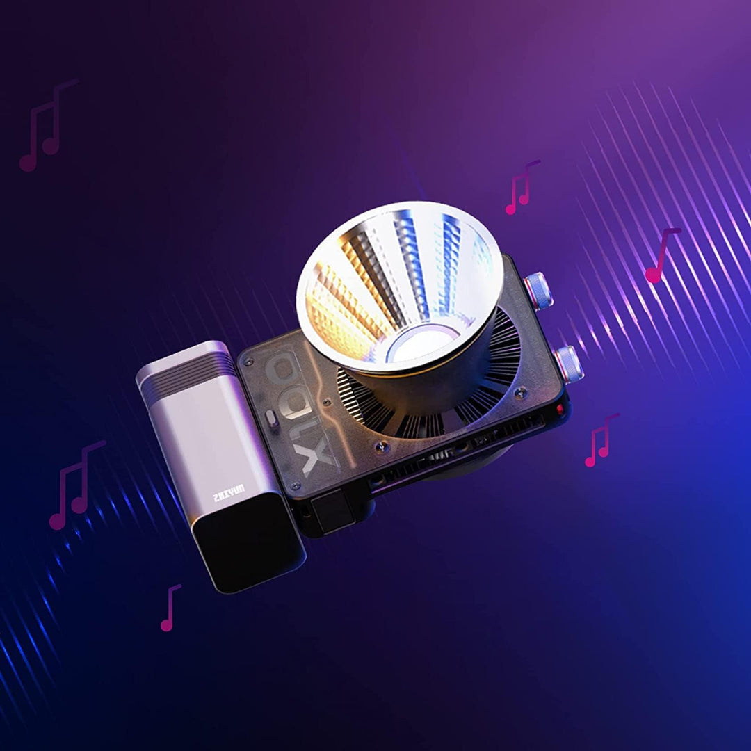 ZHIYUN MOLUS X100 Pro 100W COB LED-Videolampen zweifarbige permanente Ausgangsbeleuchtung 2700K-6500