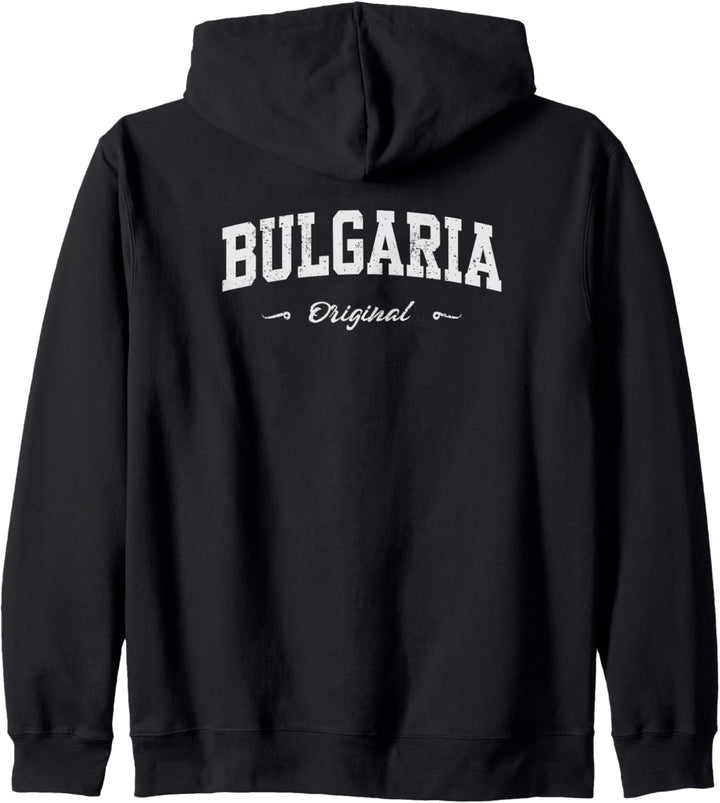 Bulgaria Sport Souvenir Fanartikel Design Kapuzenjacke