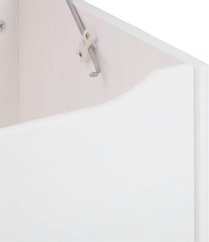 IDIMEX Spielzeugtruhe Hannah, praktische Aufbewahrungsbox aus massiver Kiefer in weiss/rosa, schöne