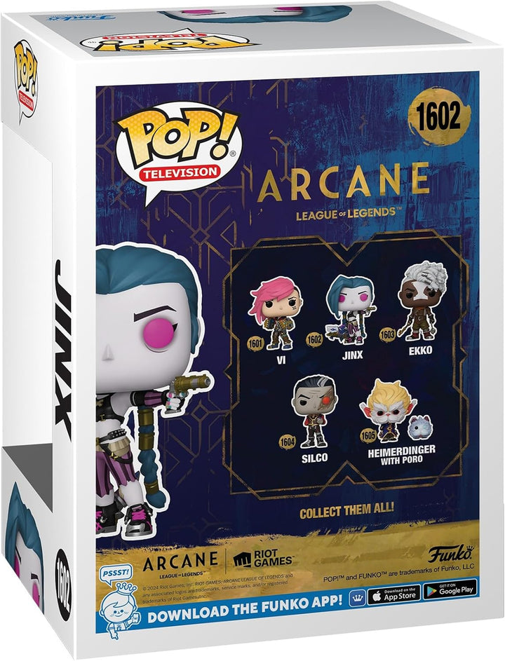 Funko Pop! TV: Arcane LOL - Jinx - Arcane: League of Legends - Vinyl-Sammelfigur - Geschenkidee - Of