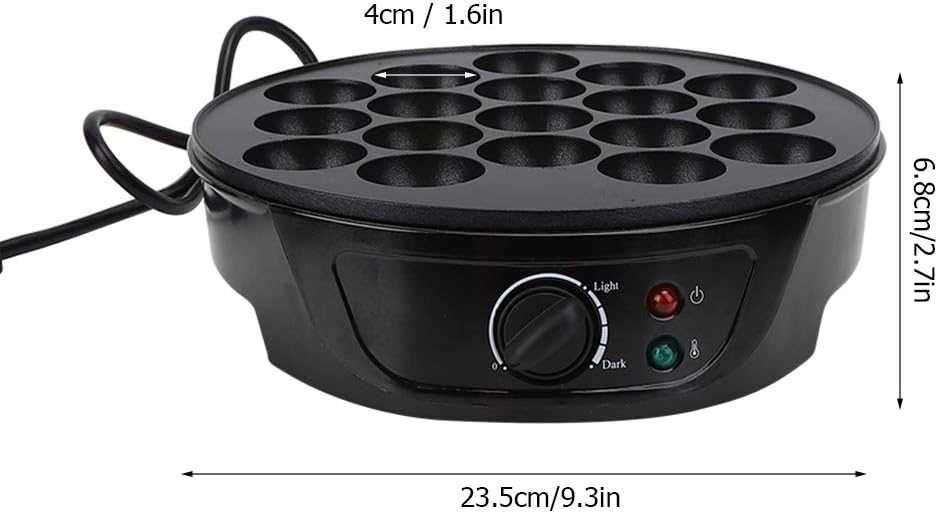 TOPINCN Takoyaki-Maker, Haushalts-Takoyaki-Maschine, Kuchenformen für Takoyaki-Oktopusbällchen, Mini