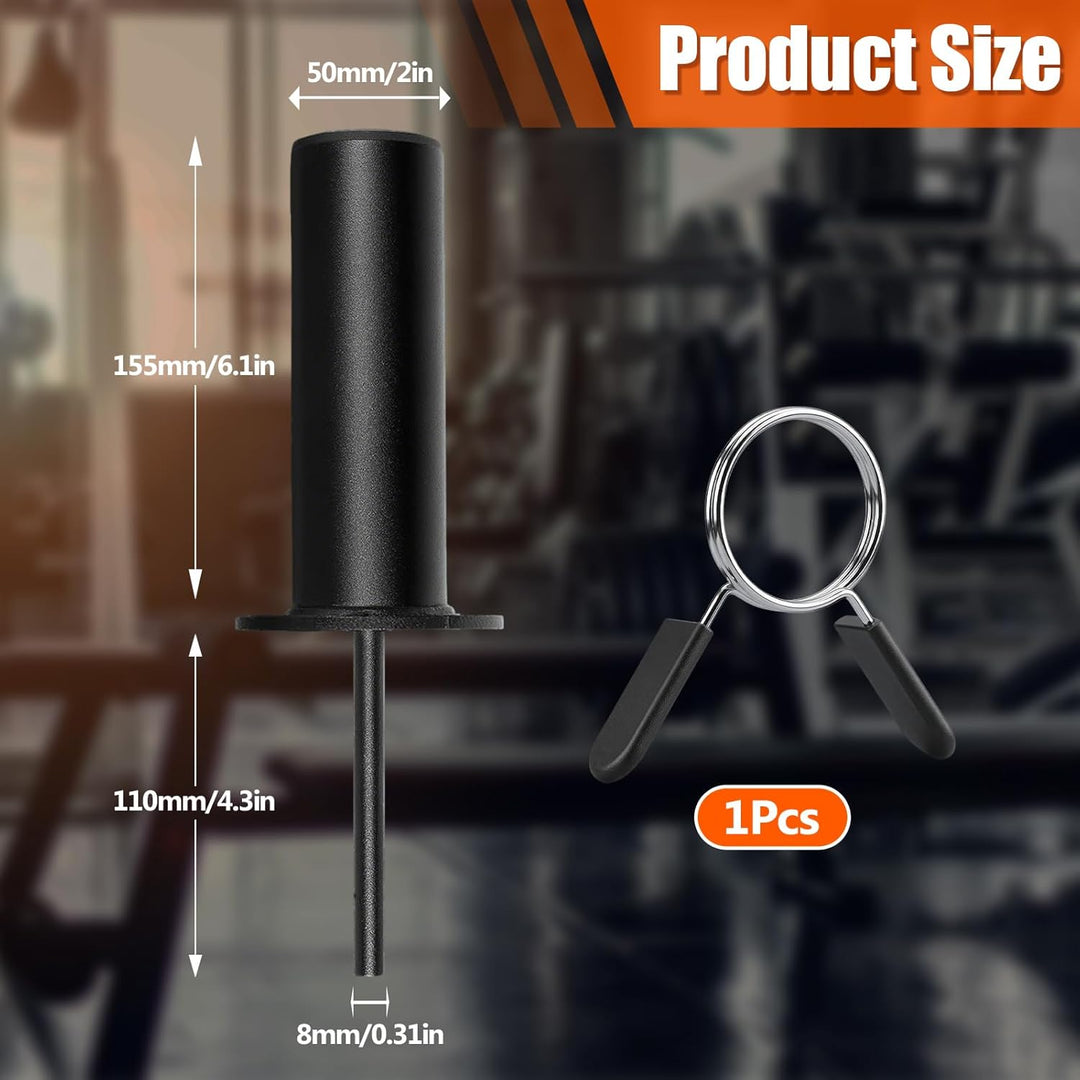 Joyzan Gym Pin für Zusatzgewicht mit Federclip, Ersatz Dropset Pin für Weight Stack Machine Loading