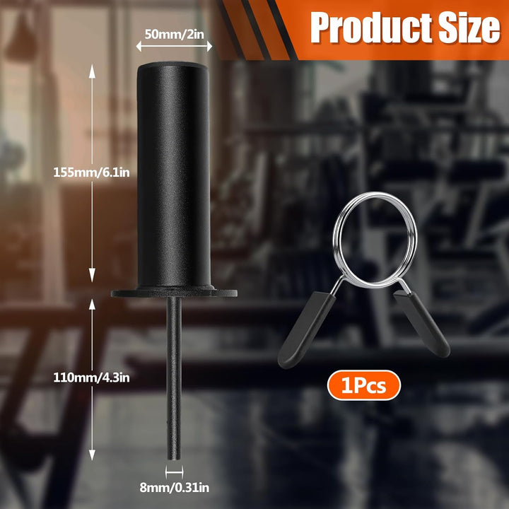 Joyzan Gym Pin für Zusatzgewicht mit Federclip, Ersatz Dropset Pin für Weight Stack Machine Loading