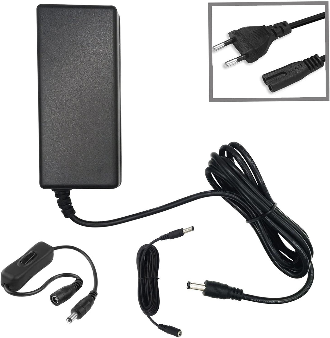 MyVolts 12V EU-Netzteil kompatibel mit Neural DSP Quad Cortex Effect Pedal - mit Verlängerungskabel