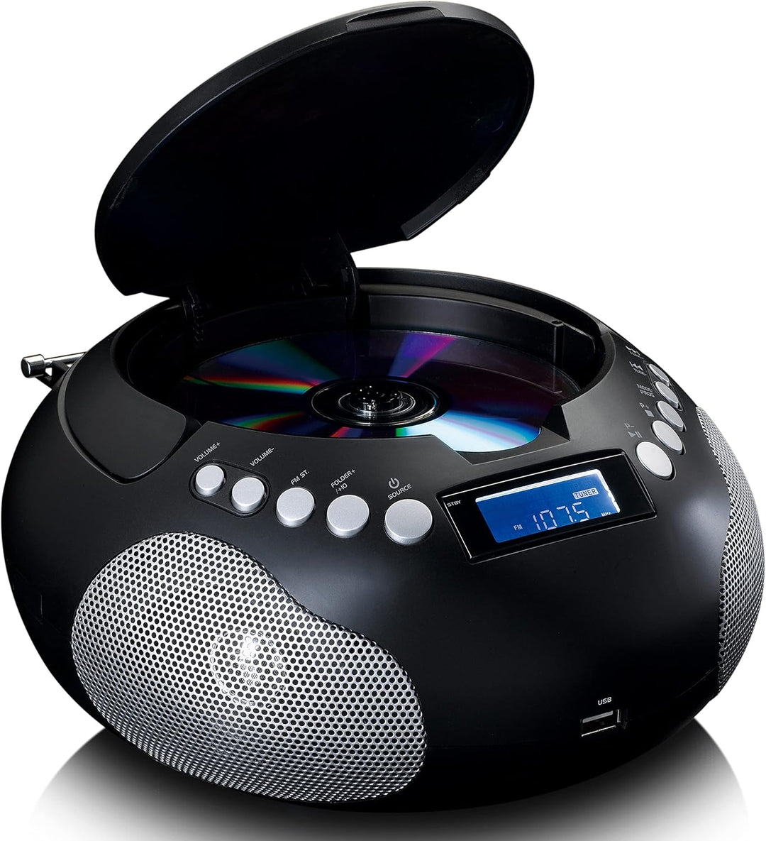 Lenco SCD-331 - tragbares CD-Radio - Bluetooth - USB-Anschluss - programmierbarer Titelspeicher -PLL