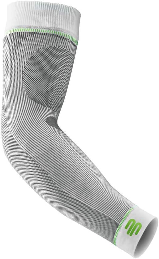 BAUERFEIND Arm Sleeve „Compression Sleeves Arm“, 1 Paar Armlinge, Armstulpen Weiss M extra lang, Wei