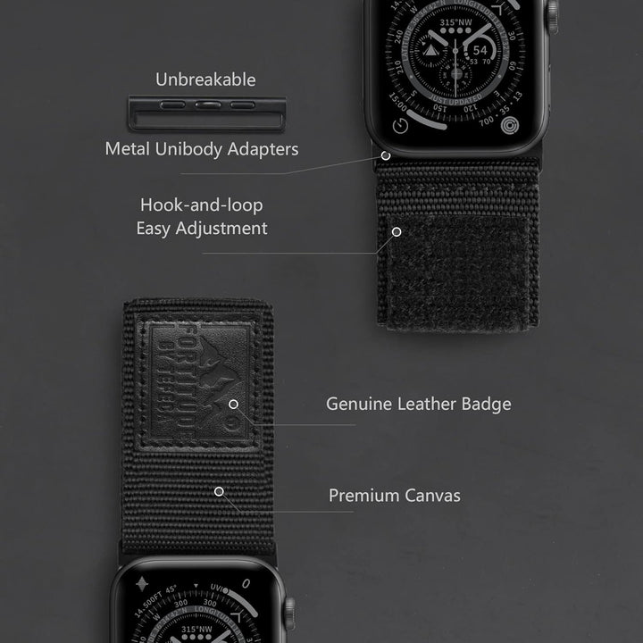 Tefeca Fortitude Serie Ultrawide Armband Kompatibel mit Apple Watch Ultra/Ultra2 Serie 9/8/SE2/7/6/S