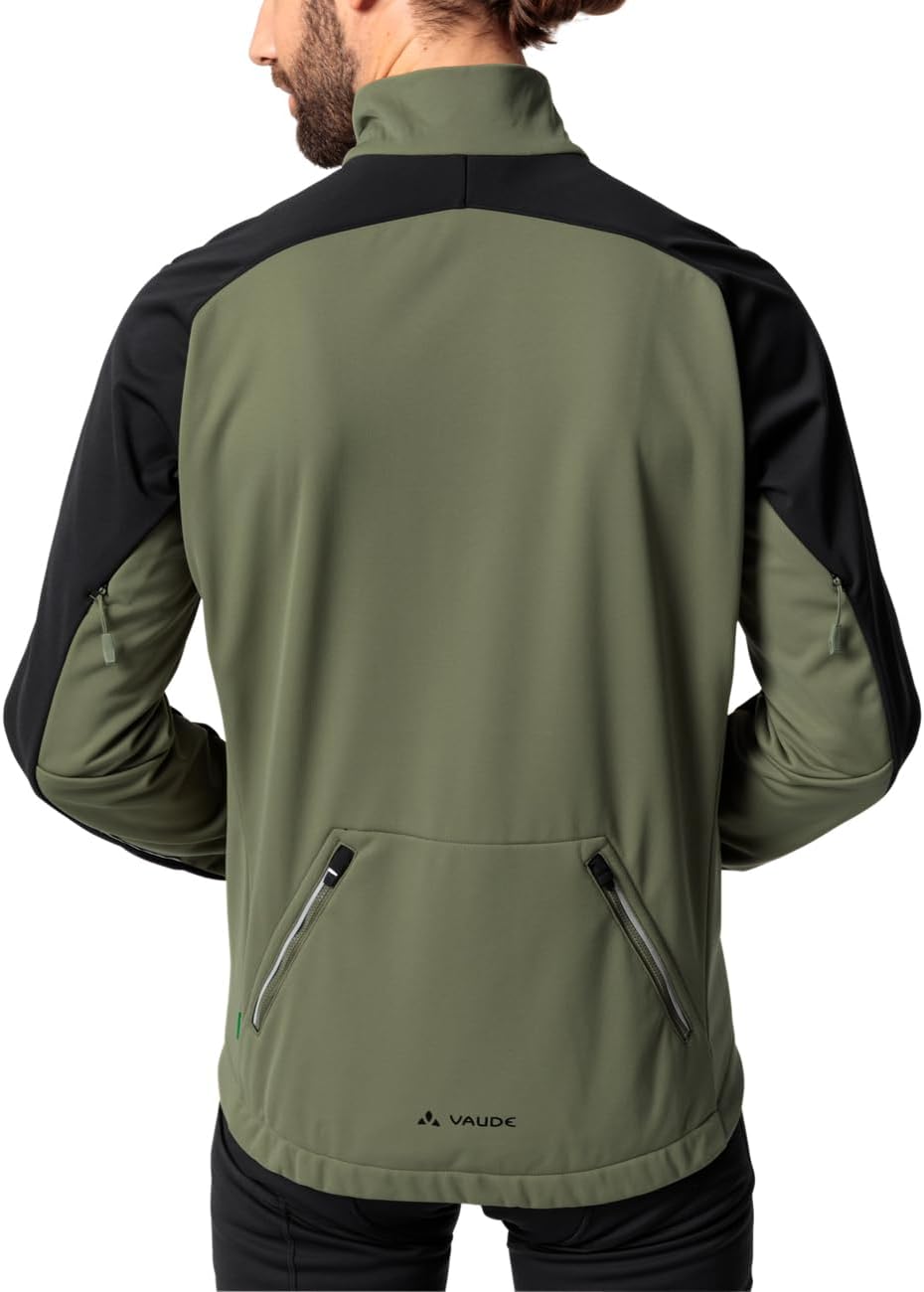 VAUDE Men's Posta Softshell Jacket VI - Softshelljacke Herren - Radjacke S cedar wood, S cedar wood
