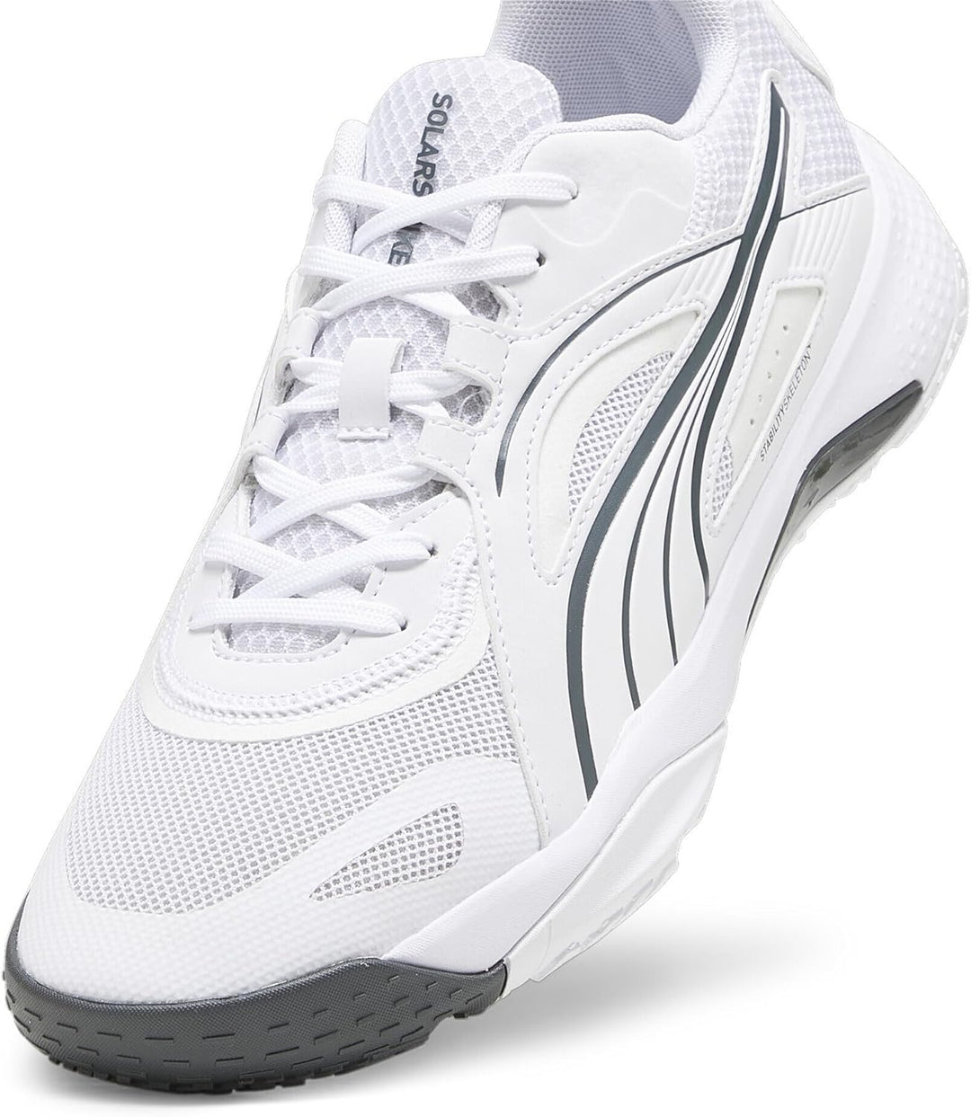 PUMA Unisex Solarstrike Ii Hallenturnschuh 46 EU Puma White Shadow Gray, 46 EU Puma White Shadow Gra