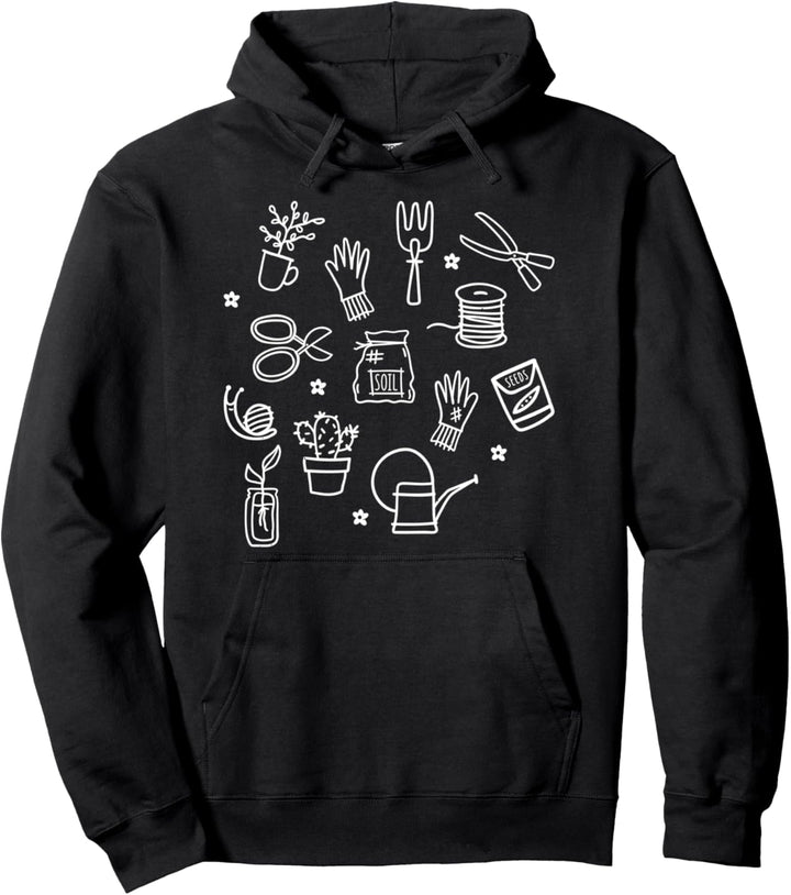 Garten Werkzeuge Gartenarbeit Geschenk für Gärtner Pullover Hoodie